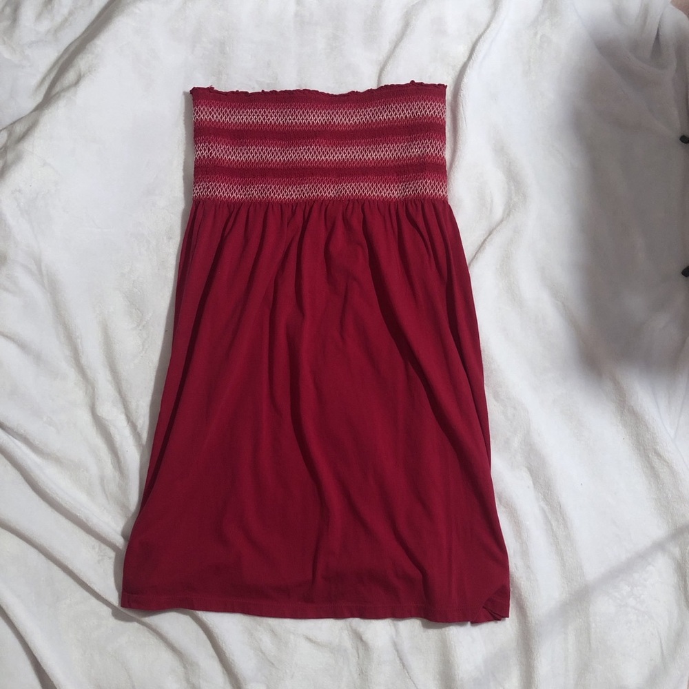 strapless dress